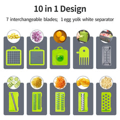 Multifunctional Vegetable Slicer for quick and easy meal prep