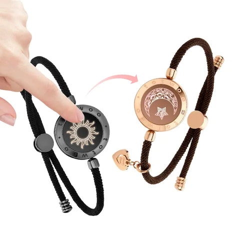 Touch Vibrate And Light Up Stay Connected Bracelet