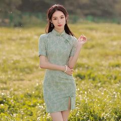 Girls Republic Of China Style Retro Long Elegant Dress