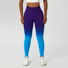 Gradient Fitness High Waist Sportswear Tight Leggins