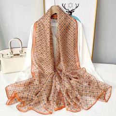 Yourou China Rose Printed Scarf