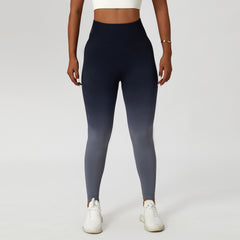 Gradient Fitness High Waist Sportswear Tight Leggins