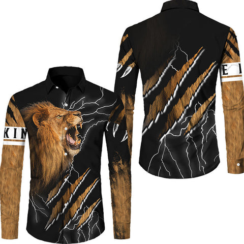 Lion King 3D Printed Longsleeve Shirt with vibrant Disney design