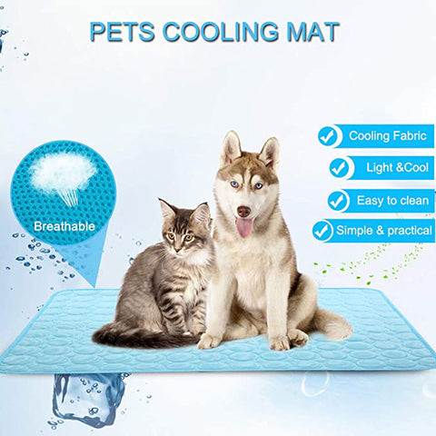 Dog Lover Pet Summer Cooling Mat – Keep Pets Cool and Comfortable"