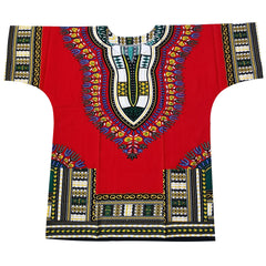 New fashion design African traditional printed 100% cotton Dashiki T-shirts for unisex