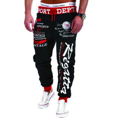Men's Joggers Elastic Waist Pants Graphic Prints Casual Wear Hip Hop