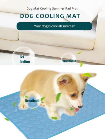 Dog Lover Pet Summer Cooling Mat – Keep Pets Cool and Comfortable"