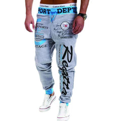 Men's Joggers Elastic Waist Pants Graphic Prints Casual Wear Hip Hop