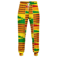 Tessffel Africa Native Tribal Culture Pattern Kente Retro 3DPrint Men/Women Harajuku Jogger Autumn Pants Sweatpants Trousers A1