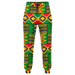 Tessffel Africa Native Tribal Culture Pattern Kente Retro 3DPrint Men/Women Harajuku Jogger Autumn Pants Sweatpants Trousers A1