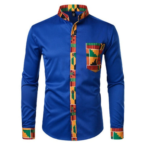Men Casual Embroidered Design Shirt in a stylish, breathable fabric with intricate embroidery, perfect for casual and semi-formal occasions