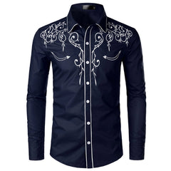 Men Casual Embroidered Design Shirt – Stylish and Comfortable Fashion for Any Occasion  This improves search engine visibility while accurately describing the image