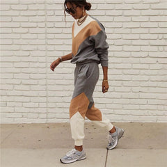 Fashion Sportswear 2 Pieces Suit Women's Clothing Tracksuit 2 Piece Set Women