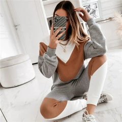Fashion Sportswear 2 Pieces Suit Women's Clothing Tracksuit 2 Piece Set Women