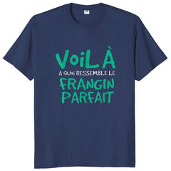 Funny French Sayings Humor Gifts Men Clothing Summer Casual 100% Cotton T Shirts This Is What The Perfect Brother T-shirt
