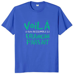 Funny French Sayings Humor Gifts Men Clothing Summer Casual 100% Cotton T Shirts This Is What The Perfect Brother T-shirt