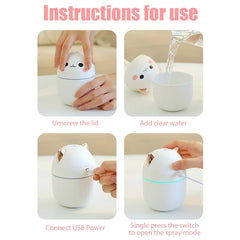 Pet Humidifier Aroma Diffuser Purifier Cool Mist Night Light Designs