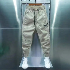 Trendy Casual Men's Versatile Cropped Sweatpants Loose Fit Comfortable Spring Autumn Season
