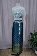 Thailand Summner One Shoulder Dai Red Starlight Asian Traditional Dresses