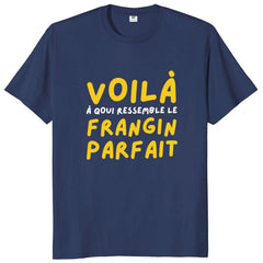 Funny French Sayings Humor Gifts Men Clothing Summer Casual 100% Cotton T Shirts This Is What The Perfect Brother T-shirt