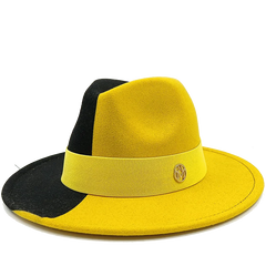 Low price wholesale Fedora hats men's and women's jazz hats red and white new tie dyed Fedora hats autumn classic hats sombrero
