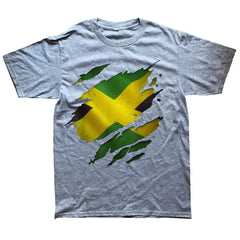 Funny Jamaican Jamaica Girl Flag T Shirts Summer Graphic Cotton Streetwear Short Sleeve Birthday Gifts T-shirt Mens Clothing