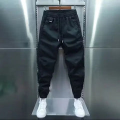Trendy Casual Men's Versatile Cropped Sweatpants Loose Fit Comfortable Spring Autumn Season