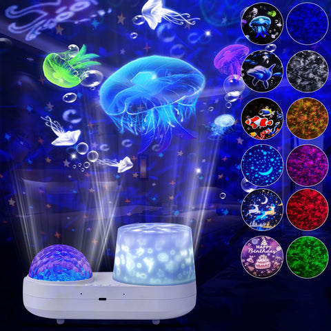 Galactic Projection Small Ocean Starry Kids Night Light – Unique Sleep Experience