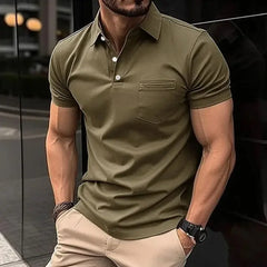 Men 's golf shirt fashion 3D T-shirt casual short sleeve POLO shirt summer men's clothing European measurement