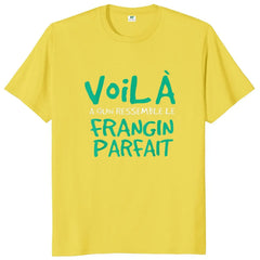Funny French Sayings Humor Gifts Men Clothing Summer Casual 100% Cotton T Shirts This Is What The Perfect Brother T-shirt