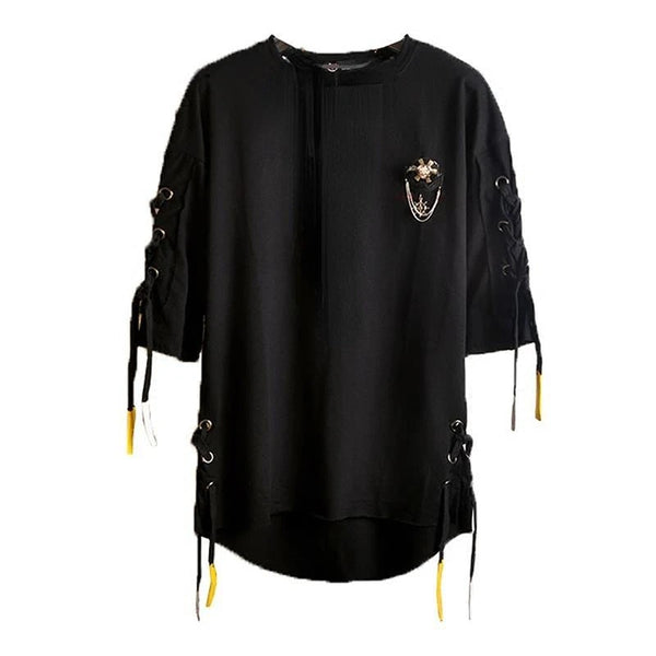 Summer Techwear Anime Men's T Shirts Harajuku Y2k Fashion Trending Streetwear Hip Hop Punk Men Women Clothing School Student