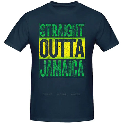Jamaican Black Girls Jamaica Flag Hair Womens Tee Tops Round Neck Short-Sleeve Fashion Tshirt Clothing Casual Basic T-shirts