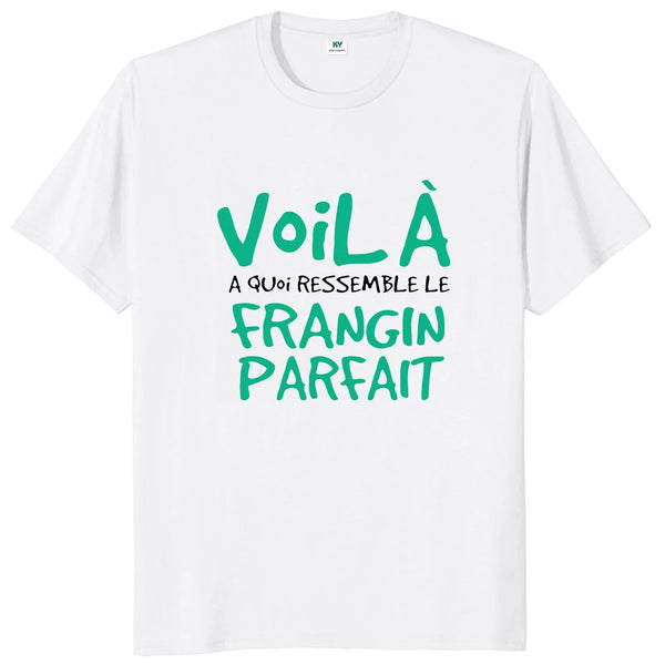 Funny French Sayings Humor Gifts Men Clothing Summer Casual 100% Cotton T Shirts This Is What The Perfect Brother T-shirt