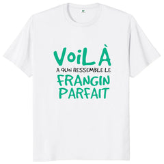 Funny French Sayings Humor Gifts Men Clothing Summer Casual 100% Cotton T Shirts This Is What The Perfect Brother T-shirt