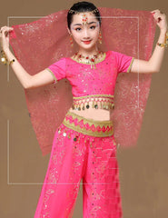 Oriental Dance Costumes Girls Egypt Kid costume Belly Dance Costumes Set Egyptian  Indian Belly Dancing Clothing India