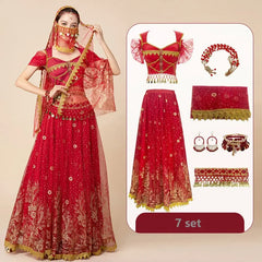Women's Belly Dance Top Set Indian Halloween Clothing Bollywood Clothing