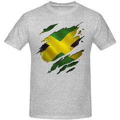 Jamaican Black Girls Jamaica Flag Hair Womens Tee Tops Round Neck Short-Sleeve Fashion Tshirt Clothing Casual Basic T-shirts