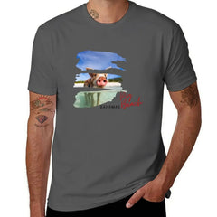 Pig Beach Bahamas Decal T-Shirt anime stuff custom t shirt oversized graphic tee clothing for men