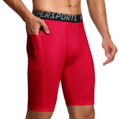 Compression Shorts Men Summer Sportswear Training Tights Gym Fitness Short Leggings Sport Bottoms Running Pants