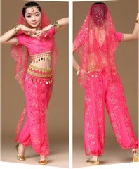 Oriental Dance Costumes Girls Egypt Kid costume Belly Dance Costumes Set Egyptian  Indian Belly Dancing Clothing India