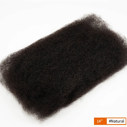 Brazilian Remy Hair Afro kinky Curly Bulk Human Hair For Braiding DreadLock 50g/pc Hair Extentions Natural Locks Crochet Twist