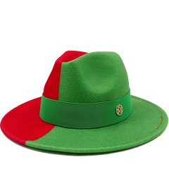 Low price wholesale Fedora hats men's and women's jazz hats red and white new tie dyed Fedora hats autumn classic hats sombrero