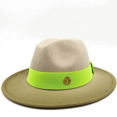 Low price wholesale Fedora hats men's and women's jazz hats red and white new tie dyed Fedora hats autumn classic hats sombrero