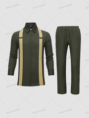 2024 New Dashiki Style Men's Suit African Traditional Clothing Elegant Two-piece Suit for Party