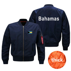 Funny Bahamas Military Flight Aviation Men Ma1 Bomber Jacket Outdoor Windproof Man Baseball Coats men clothing