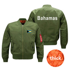 Funny Bahamas Military Flight Aviation Men Ma1 Bomber Jacket Outdoor Windproof Man Baseball Coats men clothing