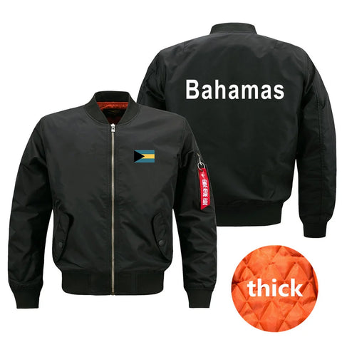 Funny Bahamas Military Flight Aviation Men Ma1 Bomber Jacket Outdoor Windproof Man Baseball Coats men clothing