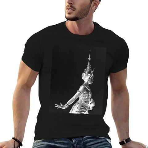 Cambodian Dancer - Aspara Khmer T-Shirt anime stuff customs vintage t shirts men clothing
