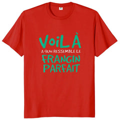 Funny French Sayings Humor Gifts Men Clothing Summer Casual 100% Cotton T Shirts This Is What The Perfect Brother T-shirt