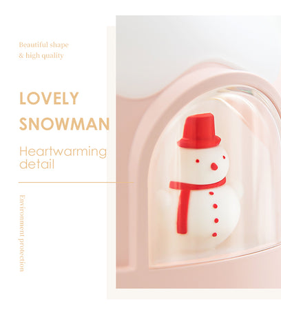 Snow House Night Light Humidifier Silent Air Mini Water Aromatic Diffusion Gifts
